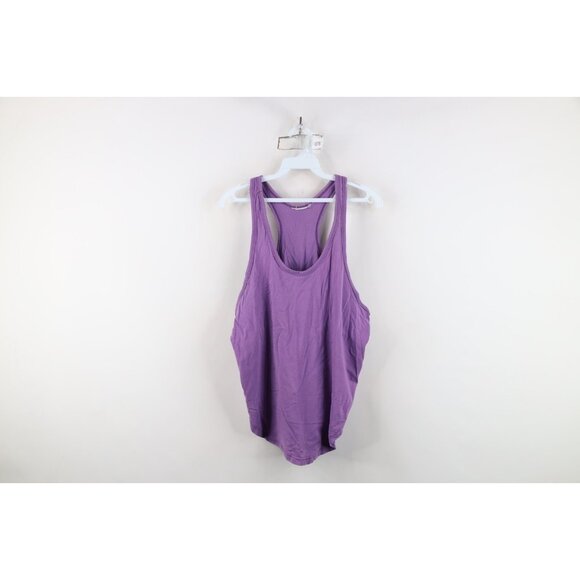 Vtg 80s 90s Streetwear Mens M Blank Spaghetti Strap Bodybuilder Tank Top T-Shirt - Picture 1 of 11